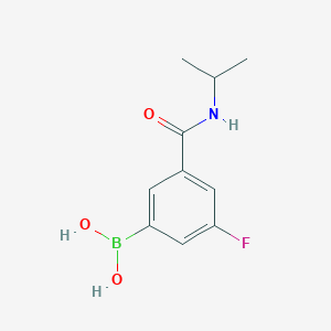 B1403731 (3-Fluoro-5-(isopropylcarbamoyl)phenyl)boronic acid CAS No. 1704082-21-2