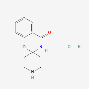 molecular formula C12H15ClN2O2 B1403732 盐酸螺[1,3-苯并恶嗪-2,4'-哌啶]-4(3H)-酮 CAS No. 54906-23-9