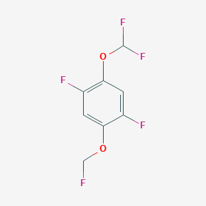 1,4-Difluoro-2-difluoromethoxy-5-(fluoromethoxy)benzene