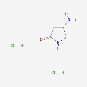 4-Aminopyrrolidin-2-one;dihydrochloride