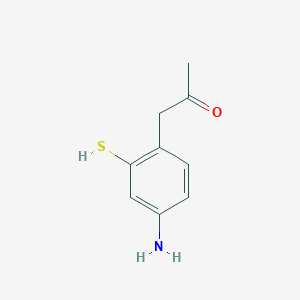 1-(4-Amino-2-mercaptophenyl)propan-2-one