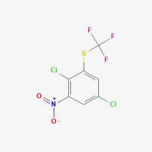 1,4-Dichloro-2-trifluoromethylthio-6-nitrobenzene