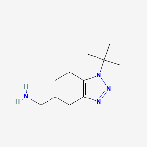 (1-(tert-Butyl)-4,5,6,7-tetrahydro-1H-benzo[d][1,2,3]triazol-5-yl)methanamine