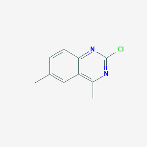 molecular formula C10H9ClN2 B14037489 2-Chloro-4,6-dimethylquinazoline 