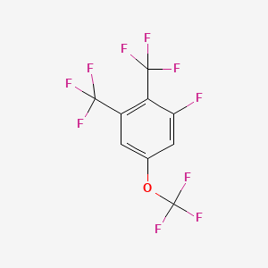 1,2-Bis(trifluoromethyl)-3-fluoro-5-(trifluoromethoxy)benzene