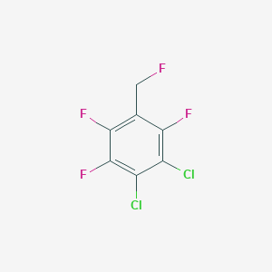 1,2-Dichloro-4-fluoromethyl-3,5,6-trifluorobenzene