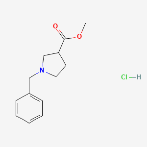 molecular formula C13H18ClNO2 B1403756 1-苄基吡咯烷-3-甲酸甲酯盐酸盐 CAS No. 1087209-93-5