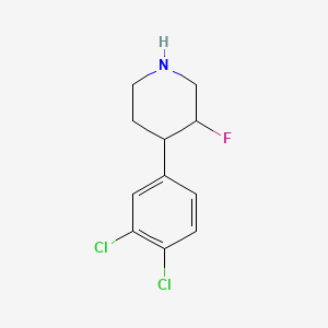 4-(3,4-Dichlorophenyl)-3-fluoropiperidine