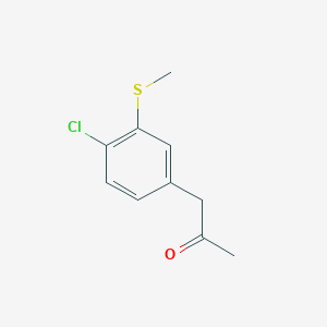 1-(4-Chloro-3-(methylthio)phenyl)propan-2-one