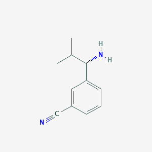 3-((S)-1-Amino-2-methylpropyl)benzonitrile