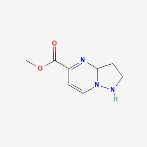 Methyl 1,2,3,3a-tetrahydropyrazolo[1,5-a]pyrimidine-5-carboxylate