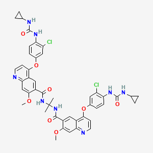 molecular formula C45H42Cl2N8O8 B14037657 Lenvatinib Impurity 7 