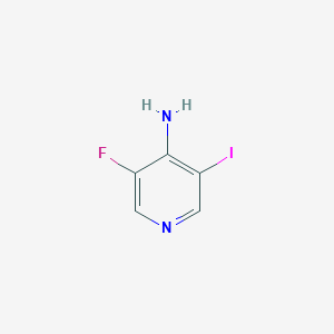 molecular formula C5H4FIN2 B1403766 3-Fluoro-5-iodopyridin-4-amine CAS No. 1597421-56-1