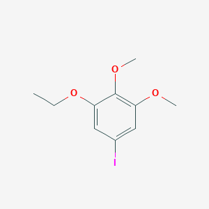 molecular formula C10H13IO3 B14037765 1,2-Dimethoxy-3-ethoxy-5-iodobenzene 