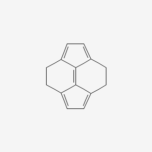 molecular formula C14H12 B14037771 Cyclopent[fg]acenaphthylene,1,2,5,6-tetrahydro- 