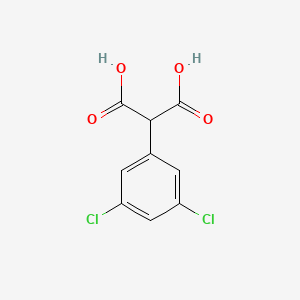 molecular formula C9H6Cl2O4 B1403779 2-(3,5-二氯苯基)丙二酸 CAS No. 1443412-41-6