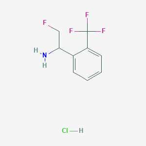 2-Fluoro-1-(2-(trifluoromethyl)phenyl)ethanamine hydrochloride