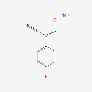 B1403789 sodium (Z)-2-cyano-2-(4-fluorophenyl)ethylenolate CAS No. 1379415-37-8