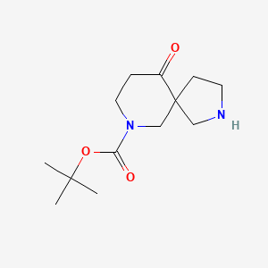 molecular formula C13H22N2O3 B1403790 7-Boc-10-氧代-2,7-二氮杂-螺[4.5]癸烷 CAS No. 1363380-92-0