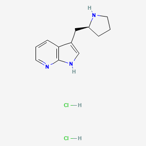 (S)-3-(Pyrrolidin-2-ylmethyl)-1H-pyrrolo[2,3-b]pyridine dihydrochloride