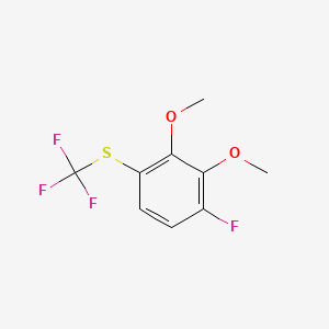 1,2-Dimethoxy-3-fluoro-6-(trifluoromethylthio)benzene