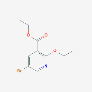 B1403805 Ethyl 5-bromo-2-ethoxy-3-pyridinecarboxylate CAS No. 1310416-59-1