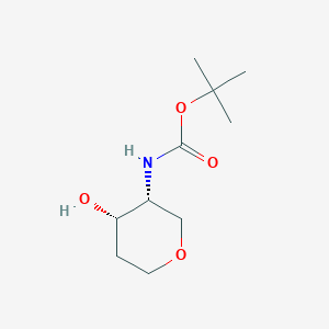 tert-butyl ((3R,4S)-4-hydroxytetrahydro-2H-pyran-3-yl)carbamate