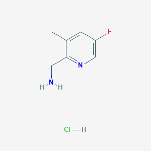 molecular formula C7H10ClFN2 B1403811 (5-氟-3-甲基吡啶-2-基)甲胺盐酸盐 CAS No. 1428532-86-8