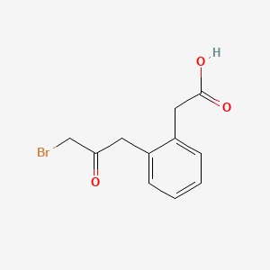 1-Bromo-3-(2-(carboxymethyl)phenyl)propan-2-one