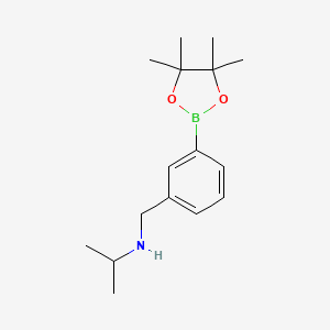 N-(3-(4,4,5,5-tetramethyl-1,3,2-dioxaborolan-2-yl)benzyl)propan-2-amine