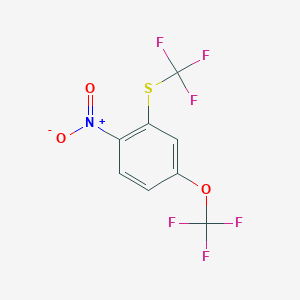 1-Nitro-4-trifluoromethoxy-2-(trifluoromethylthio)benzene