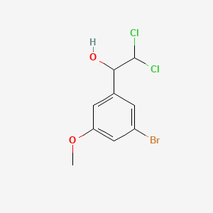 1-(3-Bromo-5-methoxyphenyl)-2,2-dichloroethanol