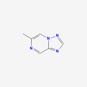 molecular formula C6H6N4 B14038203 6-Methyl-[1,2,4]triazolo[1,5-a]pyrazine 