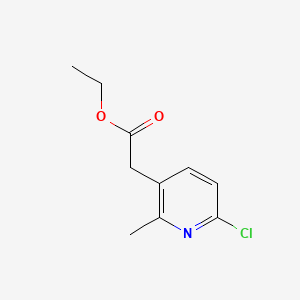 Ethyl 2-(6-chloro-2-methylpyridin-3-YL)acetate