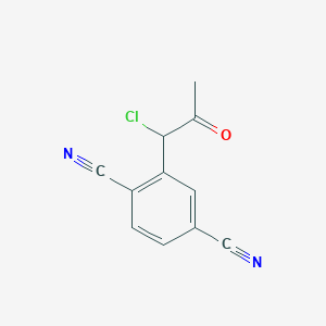 1-Chloro-1-(2,5-dicyanophenyl)propan-2-one