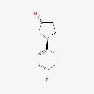 (R)-3-(4-Fluorophenyl)cyclopentan-1-one