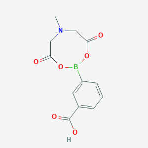 molecular formula C12H12BNO6 B1403825 3-(6-甲基-4,8-二氧代-1,3,6,2-二氧杂硼杂环丁烷-2-基)苯甲酸 CAS No. 1257651-53-8