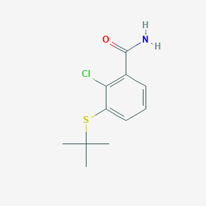 3-(tert-Butylthio)-2-chlorobenzamide