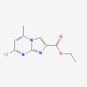 Ethyl 7-chloro-5-methylimidazo[1,2-a]pyrimidin-2-carboxylate