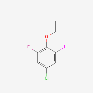 5-Chloro-2-ethoxy-1-fluoro-3-iodobenzene