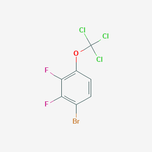 molecular formula C7H2BrCl3F2O B1403835 1-Bromo-2,3-difluoro-4-(trichloromethoxy)benzene CAS No. 1417566-60-9