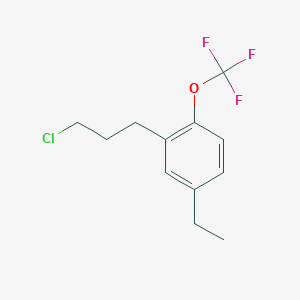 1-(3-Chloropropyl)-5-ethyl-2-(trifluoromethoxy)benzene