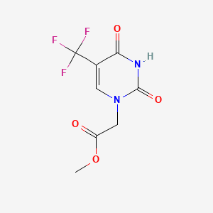 5-Trifluoromethyluracil-1-ylacetic acid methyl ester