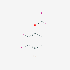molecular formula C7H3BrF4O B1403842 1-Bromo-4-(difluoromethoxy)-2,3-difluoro-benzene CAS No. 1417569-24-4