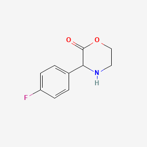 3-(4-Fluorophenyl)morpholin-2-one