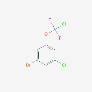B1403847 1-Bromo-3-chloro-5-[chloro(difluoro)methoxy]benzene CAS No. 1417567-85-1