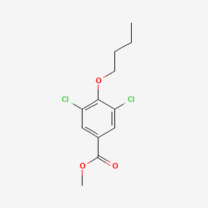 molecular formula C12H14Cl2O3 B14038512 Methyl 4-butoxy-3,5-dichlorobenzoate 