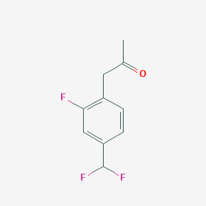 1-(4-(Difluoromethyl)-2-fluorophenyl)propan-2-one