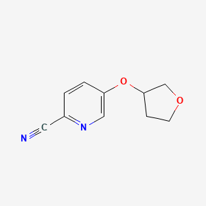 5-((Tetrahydrofuran-3-YL)oxy)picolinonitrile