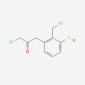 1-Chloro-3-(2-(chloromethyl)-3-mercaptophenyl)propan-2-one